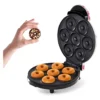 MAQUINA HYTOSHY FABRICA DE MINI DONAS 7 UNIDADES 1200W NEGRO