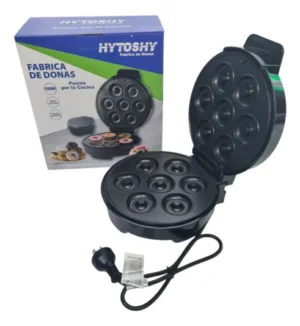 MAQUINA HYTOSHY FABRICA DE MINI DONAS 7 UNIDADES 1200W NEGRO