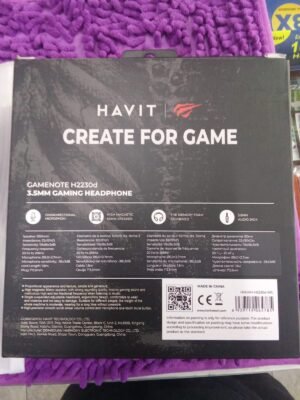 AURICULAR GAMER HAVIT BLANCO PC PS4 HD+ SOPORTE 3D NEGRO