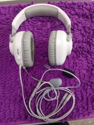 AURICULAR GAMER HAVIT BLANCO PC PS4 HD+ SOPORTE 3D NEGRO